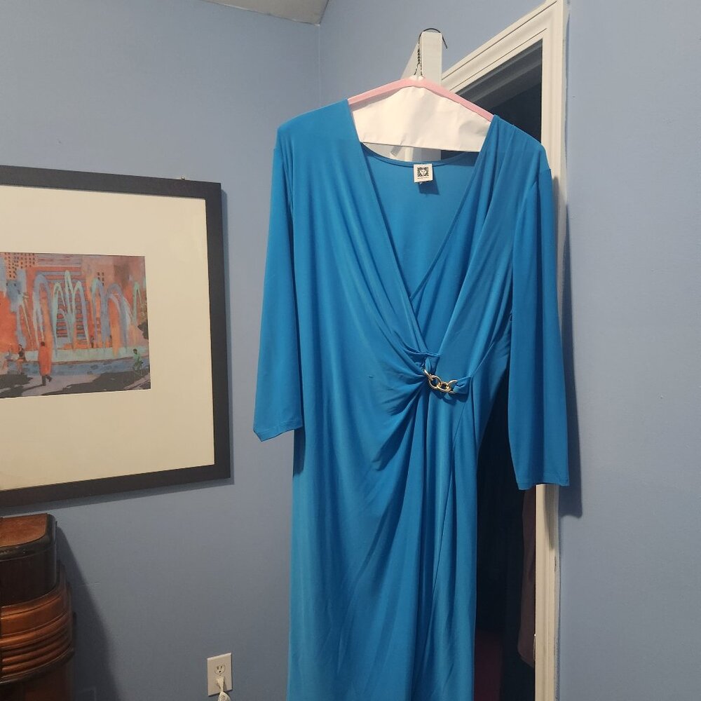 Beautiful Anne Klein wrap dress